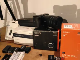 Sony a6500 Pro Video-kit | Sigma 16mm | Sony 18-10