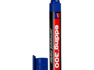 Edding 300 Tusch Blå - 1,5-3 mm, Permanent & Vandfast