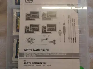 Helt ny Fiskesæt, natfiskeri