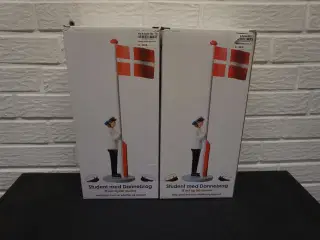 2 stk. studenterflag KAY BOJESEN