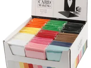 Assorterede Kort og Kuverter - 12 Pakker, 10 Stk.
