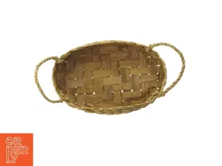 Flettet bakke med håndtag (str. 22 cm)
