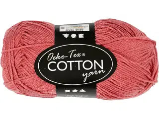 Bomuldsgarn 8/4 - Terrakotta, 50g, 170m