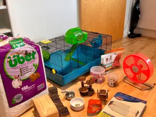 Sevic hamsterbur + meget tilbehør
