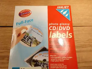 Photo glossy CD/DVD labels