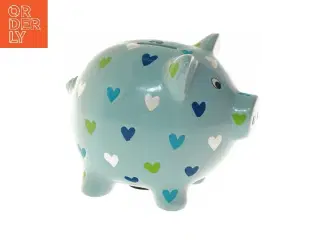 Sparegris med hjerter (str. 20 cm)