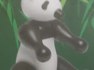 Kay Bojesen træ figur - Mellem pandabjørn