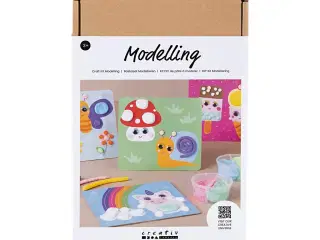 DIY Kit Modellering, Dekorationsplade, 1 pk.