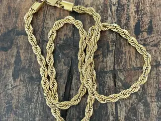 5mm 14kt goldfilled rope chain 