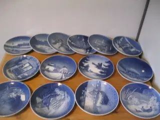 Juleplatter B&G mange årgange