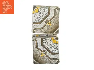 24 stk. Italienske Vintage Keramik fliser med retro mønster (str. 20 x 20 cm)
