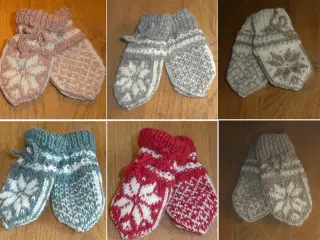 Håndstrikkede babyluffer