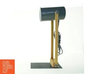 Bordlampe med træ og metal design fra Søstrene Grene (str. H. 50 cm)