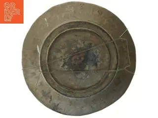 Antik kobber skål (str. Ø 34 cm)