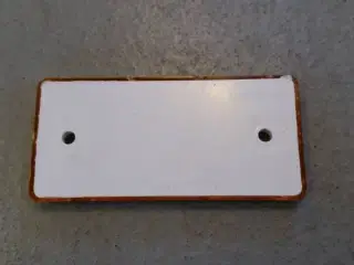 Refleks gul firkantet 45x95