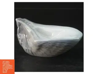 Porcelæns musling fra Royal Copenhagen (str. 13 x. 9,5 cm)