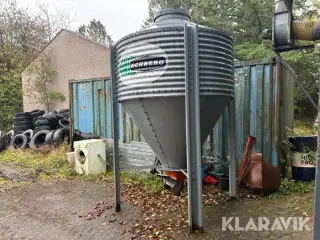 Træpillesilo med snegl og motor ECHBERG