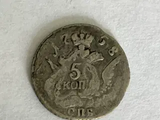 5 Kopecks 1758 Russia