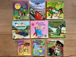 7 x 9 børnebøger, Lilleput, Disney m.m.