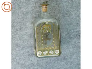 Snapseflaske til julesnaps fra Holmegaard (str. 19 x 10 x 7 cm)