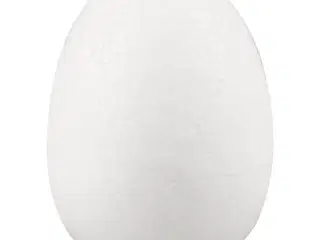 Hvide Styroporæg 7 cm - 50 stk. til Kreative Projekter