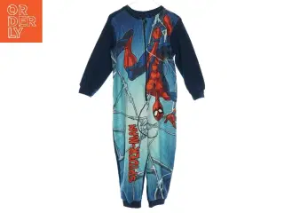 Flis heldragt med spiderman (str. 5 år)