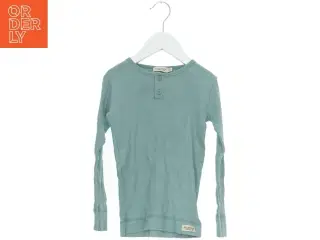 Langærmet ribbet bluse med knapper fra MarMar (str. 110)