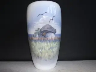 Vase med stendysse fra Royal Copenhagen