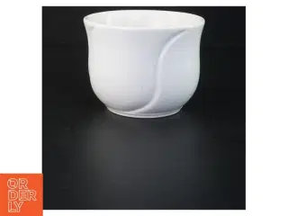 Hvid keramik urtepotte (str. 10 cm ø 13 cm)