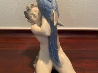 Faun med papegøje
