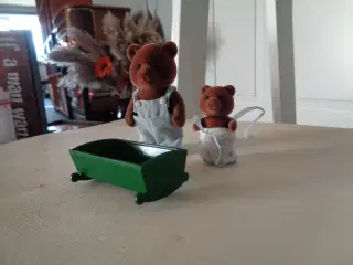  Sylvanian bamsefar med unge 