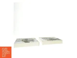 To malerier af ugler fra Malerifabrikken (str. 27 cm x 22 cm)