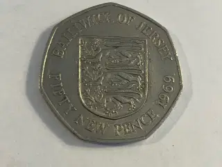 Fifty New Pence 1969 Jersey