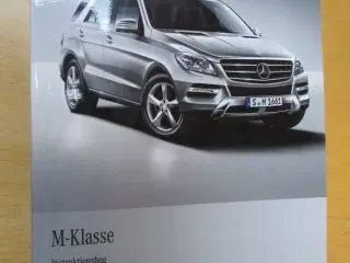 Mercedes ML, instruktionsbog