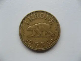 Grønland variant  flot 1 kr 1926 4.2-H1