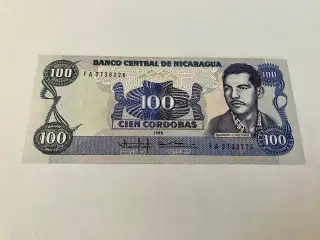 100 Cordobas Nicaragua 1985