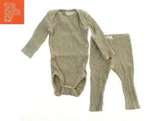 Ribbet Sæt med Bodystocking og Bukser fra Lil atelier (str. 68)