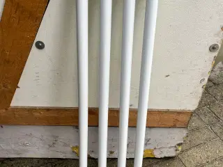 Bordben, 4 stk L=90 cm, hvid