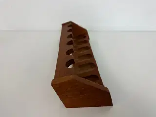 Pibebeholder i teaktræ (retro)
