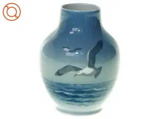 Royal Copenhagen vase med måger no. 1138/45,5 fra Royal Copenhagen (str. 10 x 8 cm)