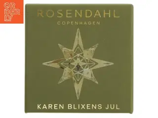 Karen Blixens jul stjerne fra Rosendahl (str. 13x13 cm)