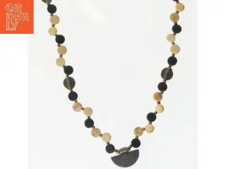 Halskæde med perler (str. 46 cm)