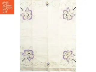 Dug med blomstermotiv (str. 66x66 cm)