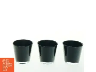Sorte glasskåle  (str. H 7,5 cm, ø 7,5 cm)