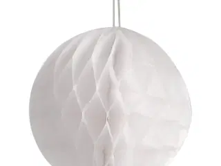 Harmonikakugler, diam. 8 cm, hvid, 10stk./ 1 pk.