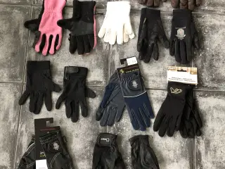 11 par ridehandsker sælges samlet 