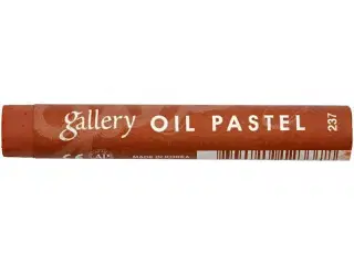 Gallery Oliepastel Premium, L: 7 cm, tykkelse 11 mm, rødbrun (237), 6stk./ 1 pk.