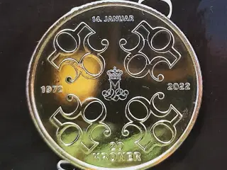 20 KRONE 2022 MARGRETHE 50 ÅR JUB. UNC. fra Rullen