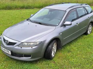 Mazda 6 uden syn og plader. Kun 183200 km.