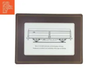 Railway placemats fra Lady Clare (str. 39 x 29 cm. 4 styk)